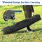 Portable 10x10ft Pop Up Canopy Event Party Tent Adjustable with Wheeled Bag